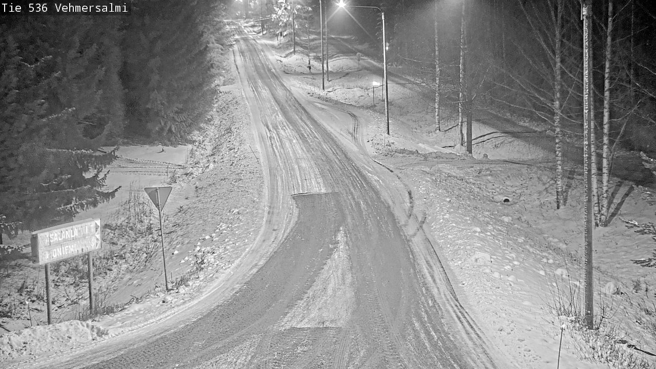 Weather Camera Image Road 536 Kuopio, Vehmersalmi, Kuopio, Pohjois-Savo