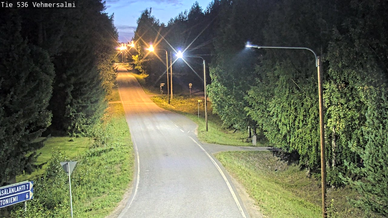 Kelikamerat Kuva Tie 536 Kuopio, Vehmersalmi, Kuopio, Pohjois-Savo