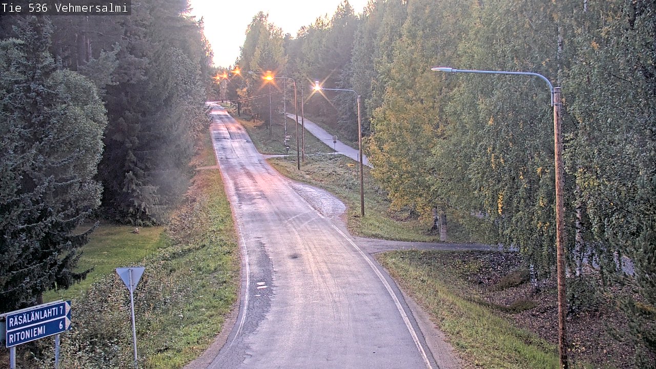 Weather Camera Image Road 536 Kuopio, Vehmersalmi, Kuopio, Pohjois-Savo