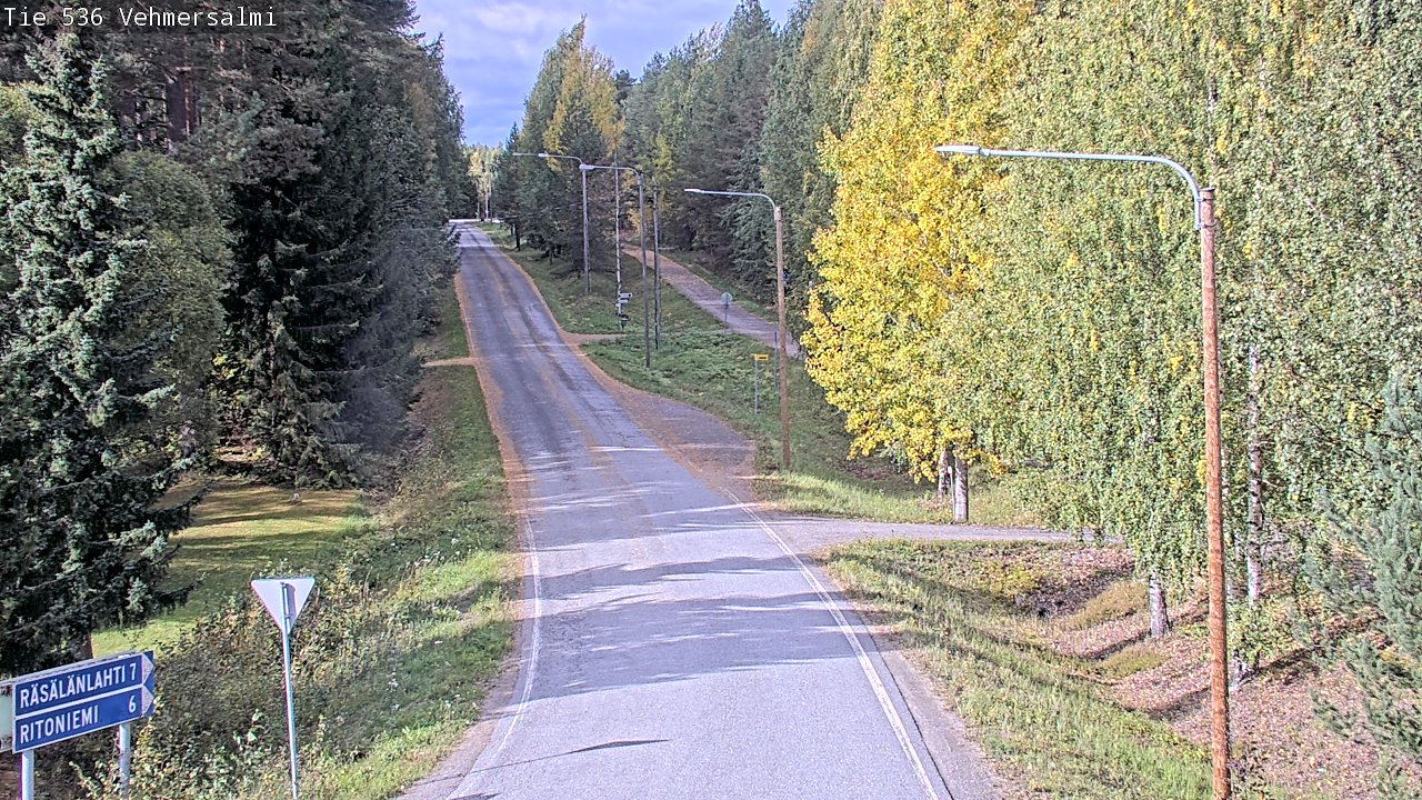 Weather Camera Image Road 536 Kuopio, Vehmersalmi, Kuopio, Pohjois-Savo