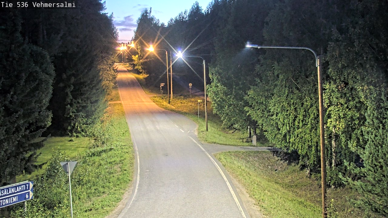 Kelikamerat Kuva Tie 536 Kuopio, Vehmersalmi, Kuopio, Pohjois-Savo