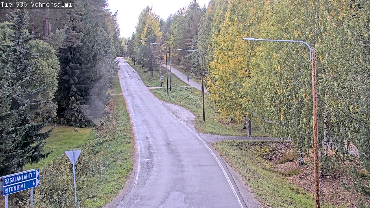 Weather Camera Image Road 536 Kuopio, Vehmersalmi, Kuopio, Pohjois-Savo