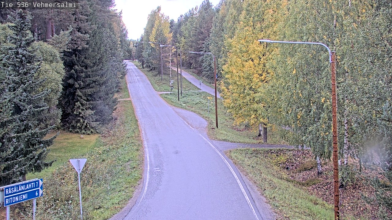Weather Camera Image Road 536 Kuopio, Vehmersalmi, Kuopio, Pohjois-Savo
