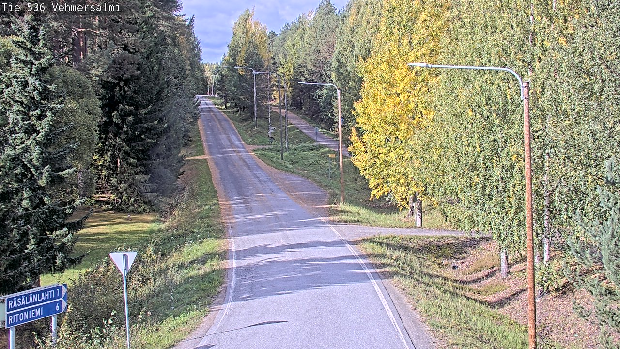 Weather Camera Image Road 536 Kuopio, Vehmersalmi, Kuopio, Pohjois-Savo