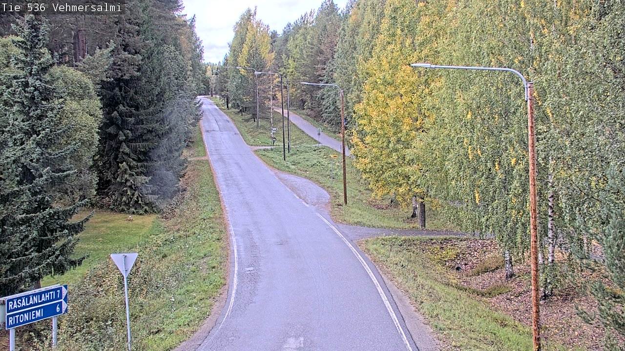 Weather Camera Image Road 536 Kuopio, Vehmersalmi, Kuopio, Pohjois-Savo