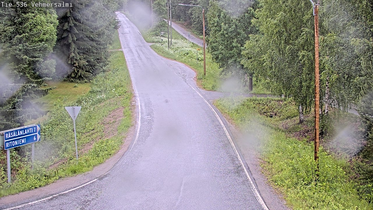 Kelikamerat Kuva Tie 536 Kuopio, Vehmersalmi, Kuopio, Pohjois-Savo