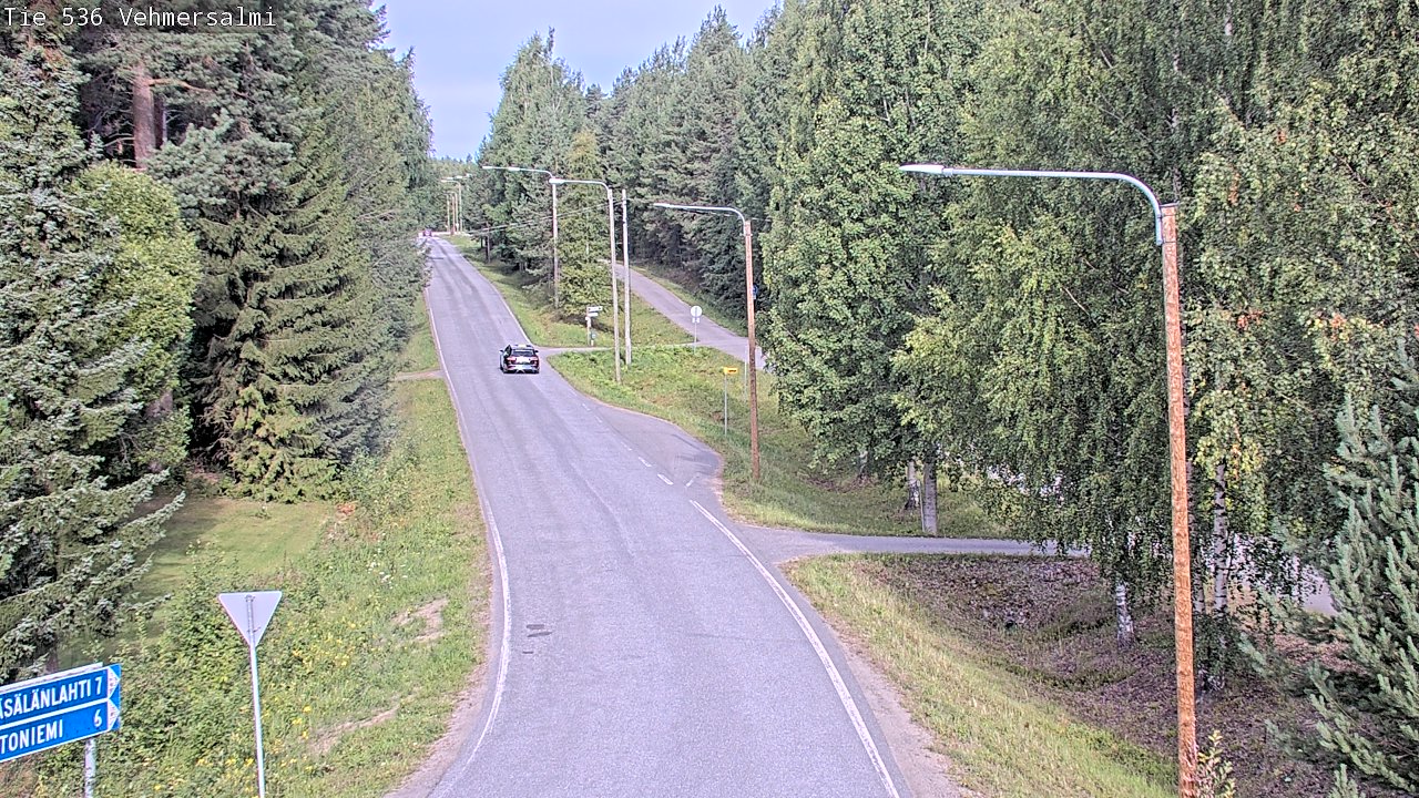 Weather Camera Image Road 536 Kuopio, Vehmersalmi, Kuopio, Pohjois-Savo
