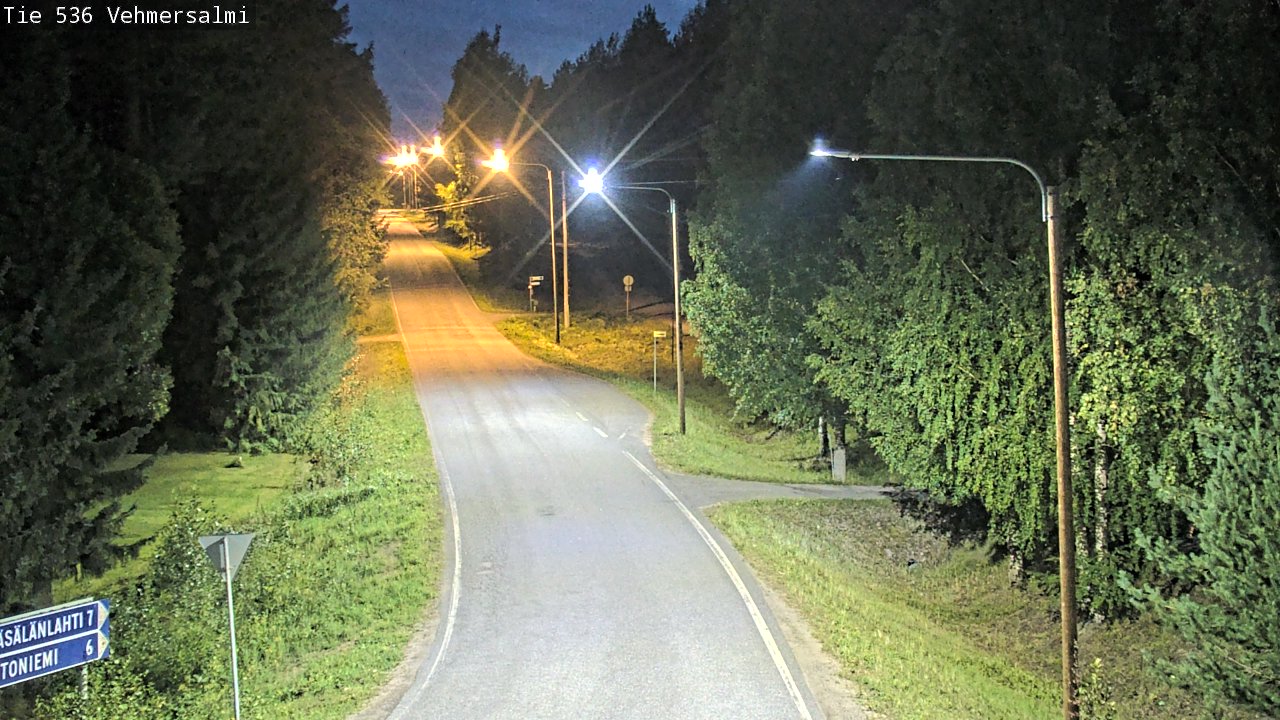 Kelikamerat Kuva Tie 536 Kuopio, Vehmersalmi, Kuopio, Pohjois-Savo