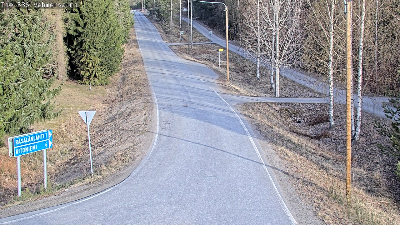 Kelikamerat Kuva Tie 536 Kuopio, Vehmersalmi, Kuopio, Pohjois-Savo