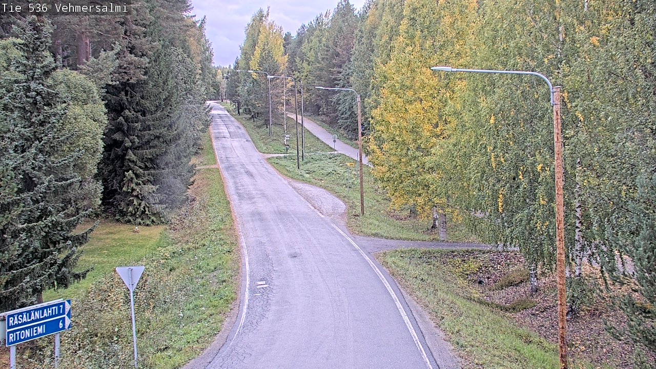 Weather Camera Image Road 536 Kuopio, Vehmersalmi, Kuopio, Pohjois-Savo