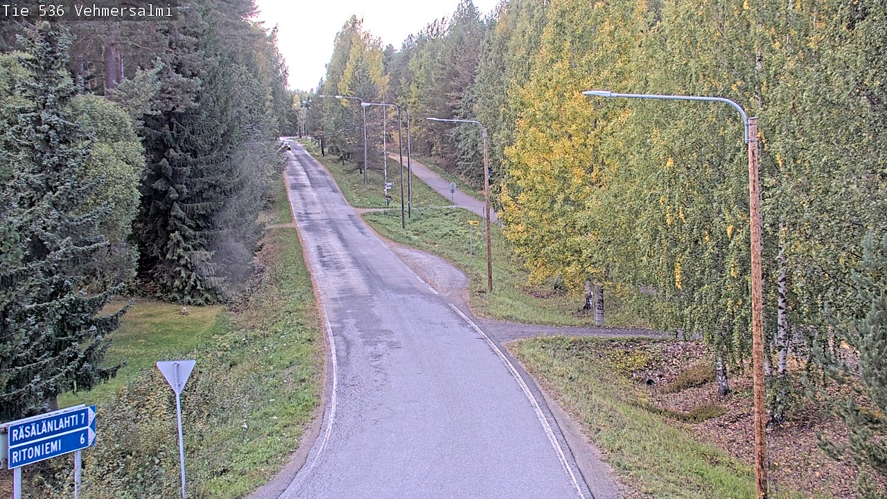 Weather Camera Image Road 536 Kuopio, Vehmersalmi, Kuopio, Pohjois-Savo