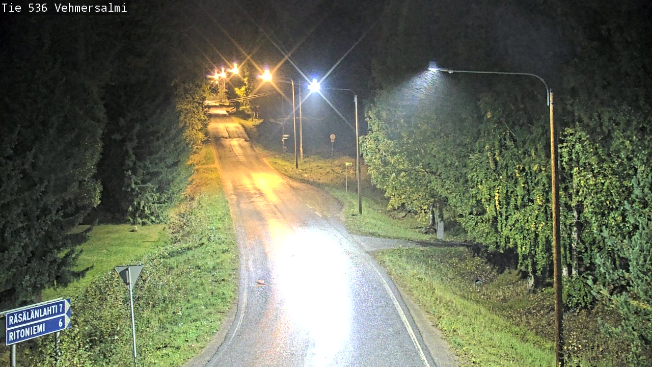 Weather Camera Image Road 536 Kuopio, Vehmersalmi, Kuopio, Pohjois-Savo