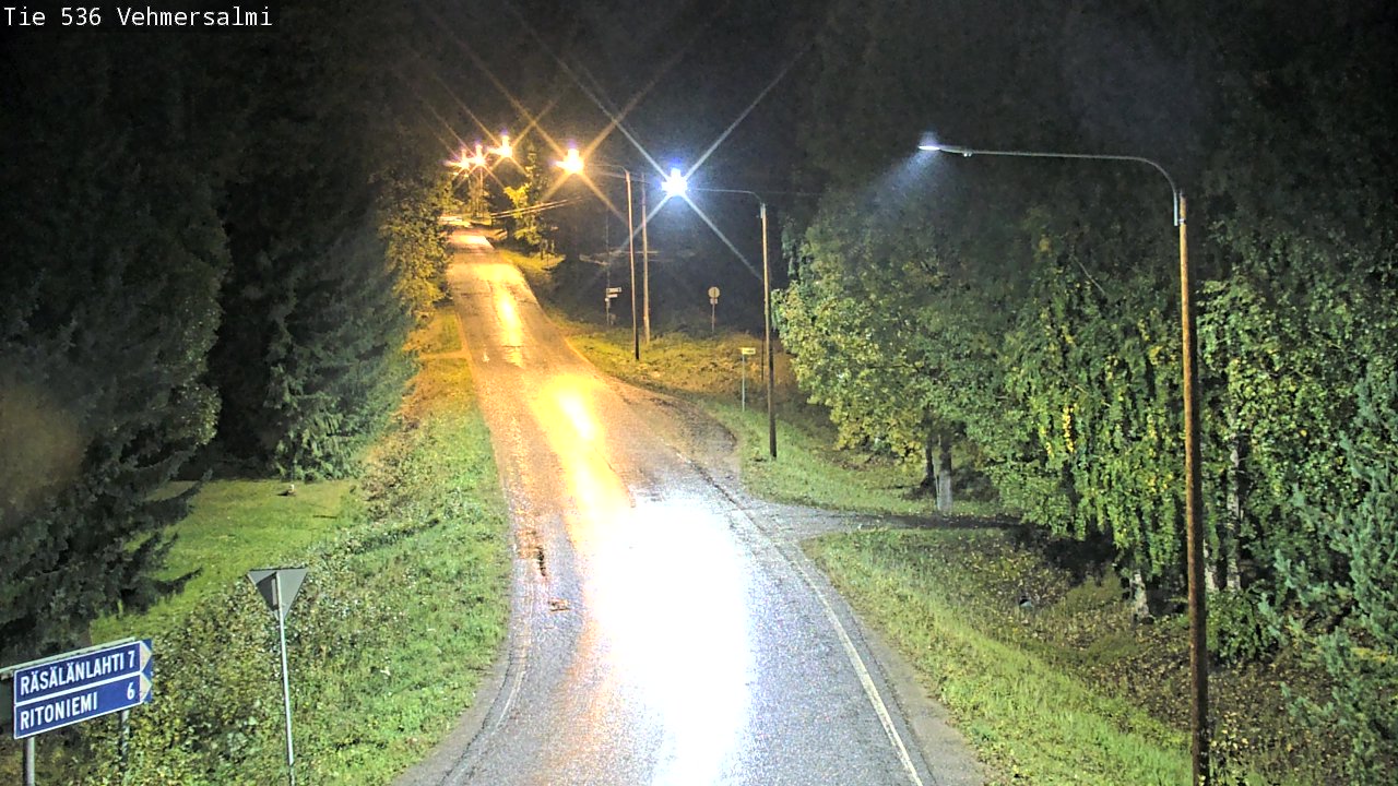 Weather Camera Image Road 536 Kuopio, Vehmersalmi, Kuopio, Pohjois-Savo