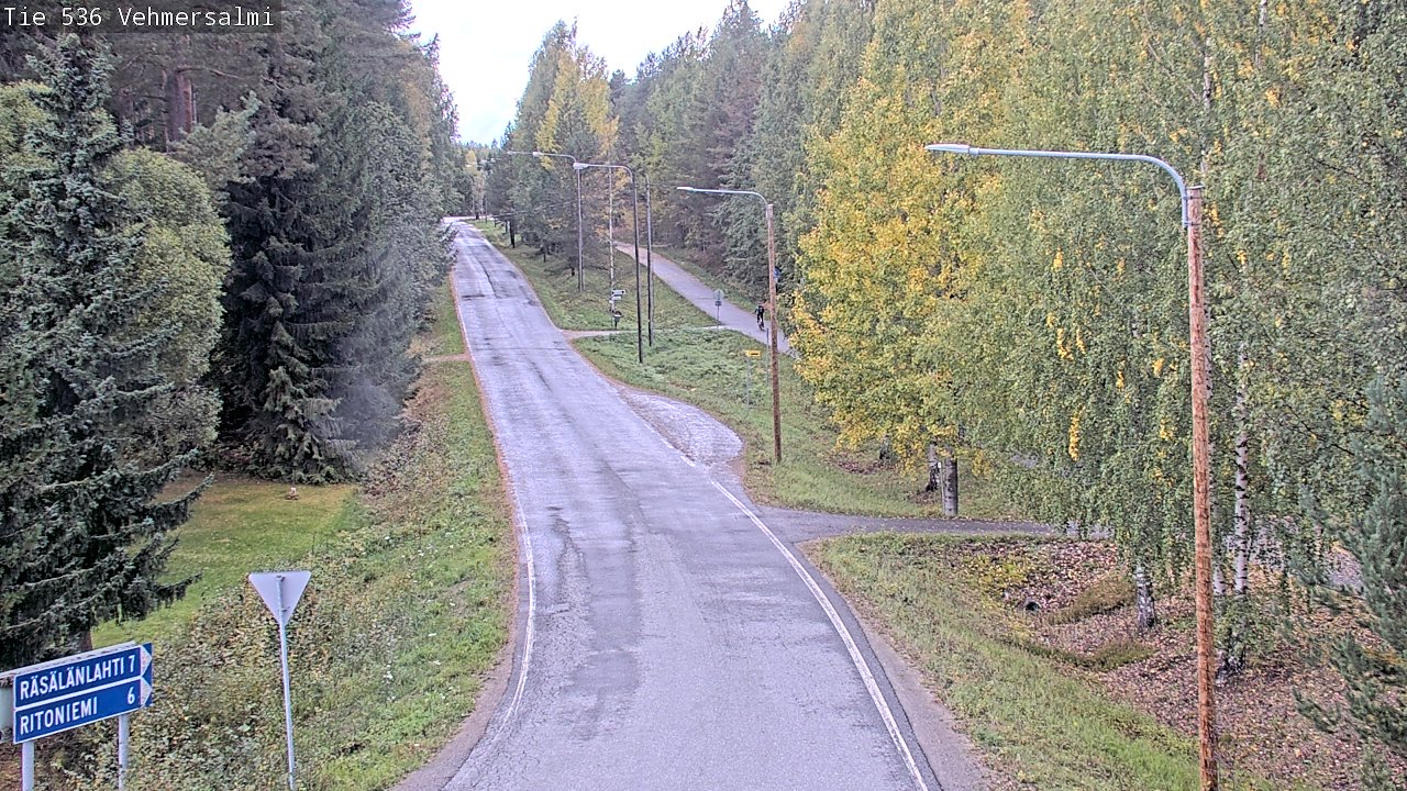 Weather Camera Image Road 536 Kuopio, Vehmersalmi, Kuopio, Pohjois-Savo
