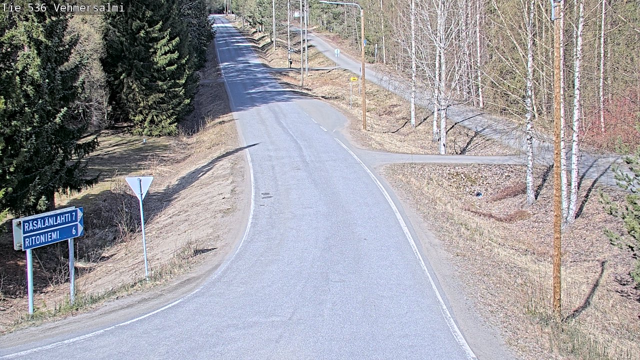 Kelikamerat Kuva Tie 536 Kuopio, Vehmersalmi, Kuopio, Pohjois-Savo