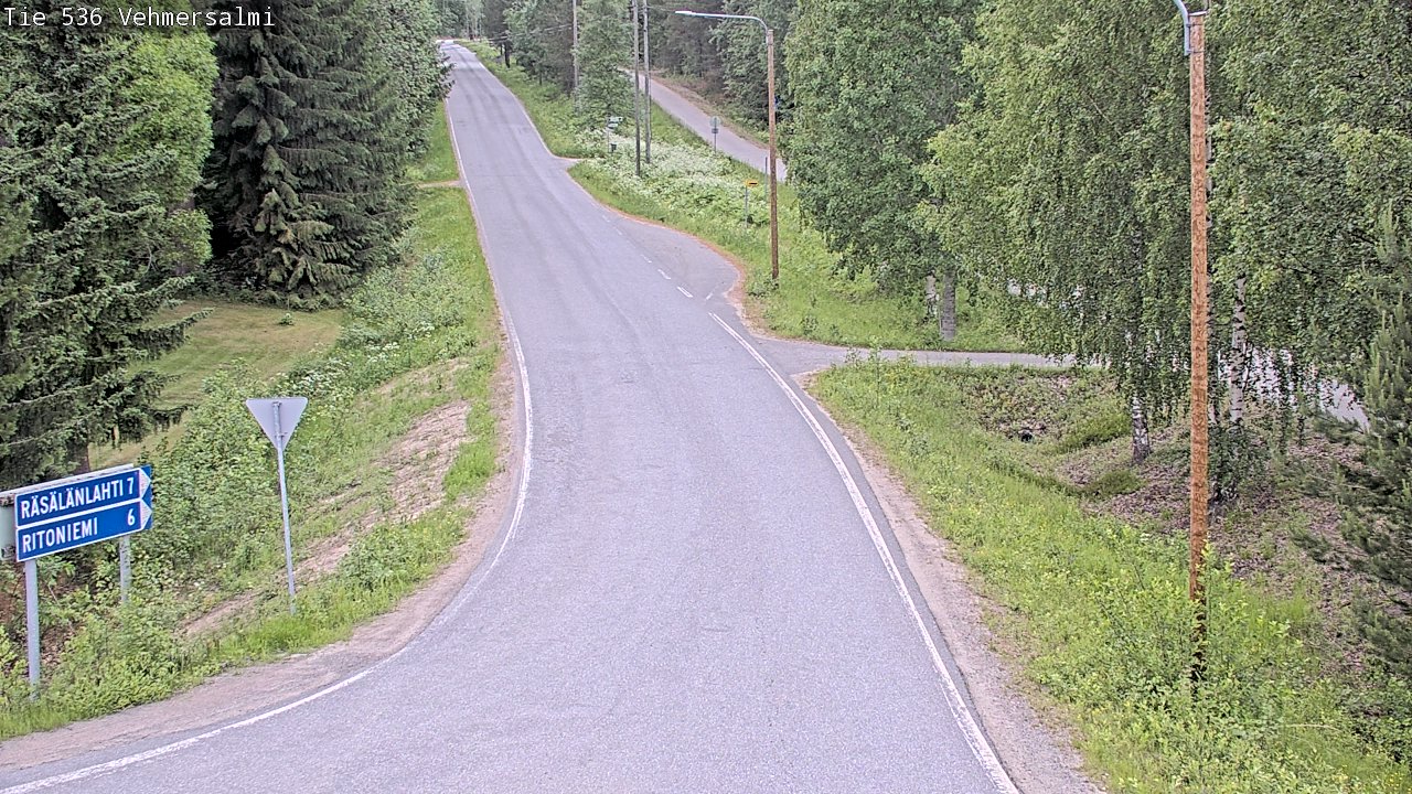 Kelikamerat Kuva Tie 536 Kuopio, Vehmersalmi, Kuopio, Pohjois-Savo