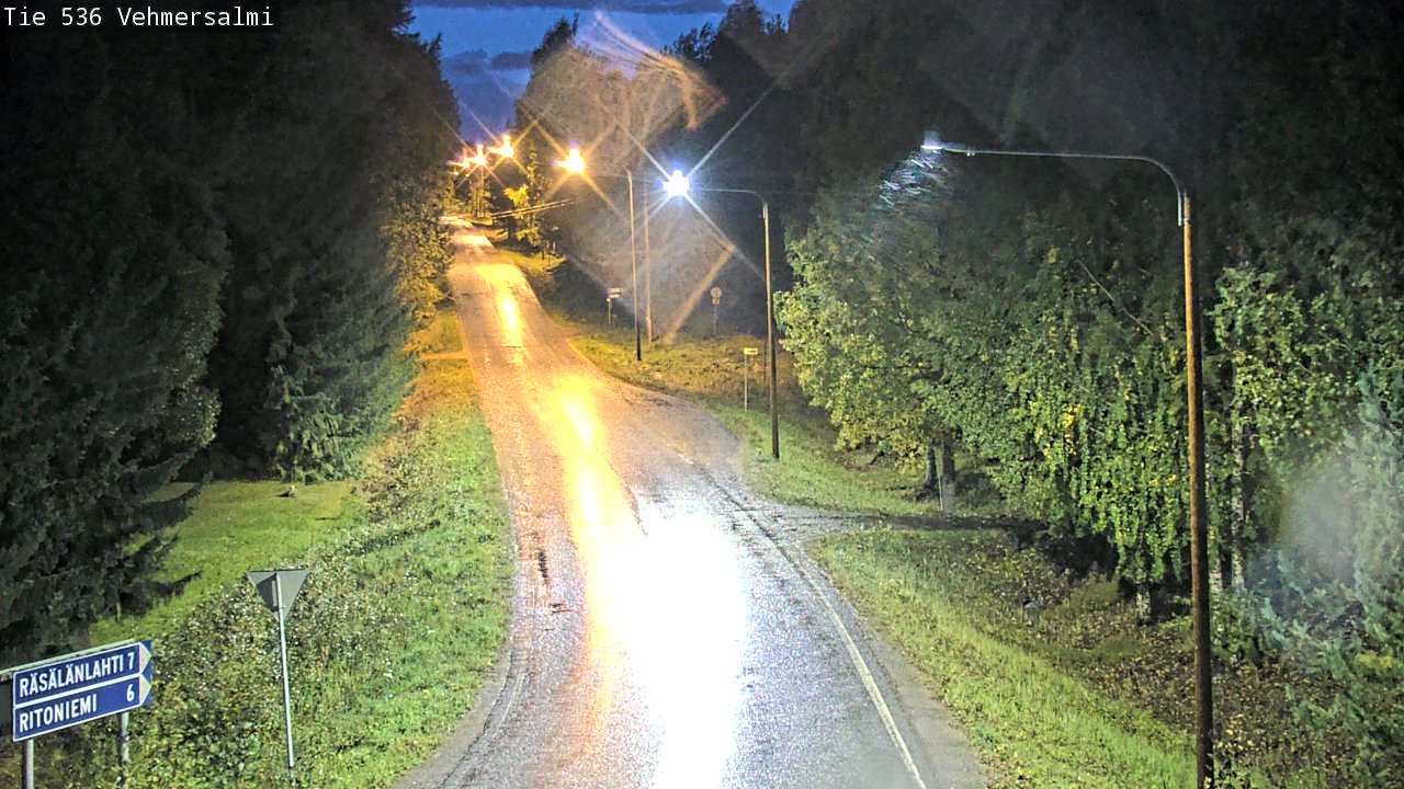 Weather Camera Image Road 536 Kuopio, Vehmersalmi, Kuopio, Pohjois-Savo