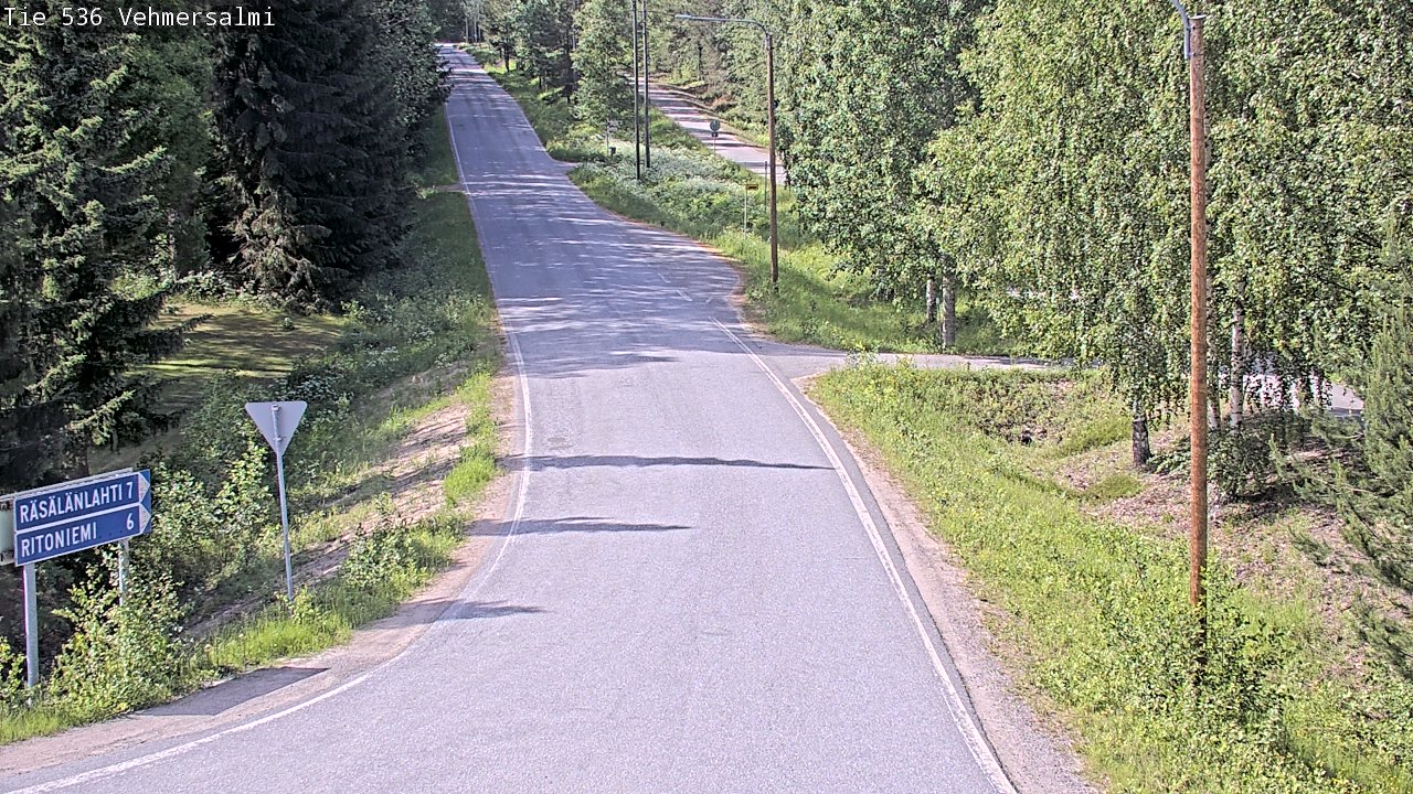 Kelikamerat Kuva Tie 536 Kuopio, Vehmersalmi, Kuopio, Pohjois-Savo