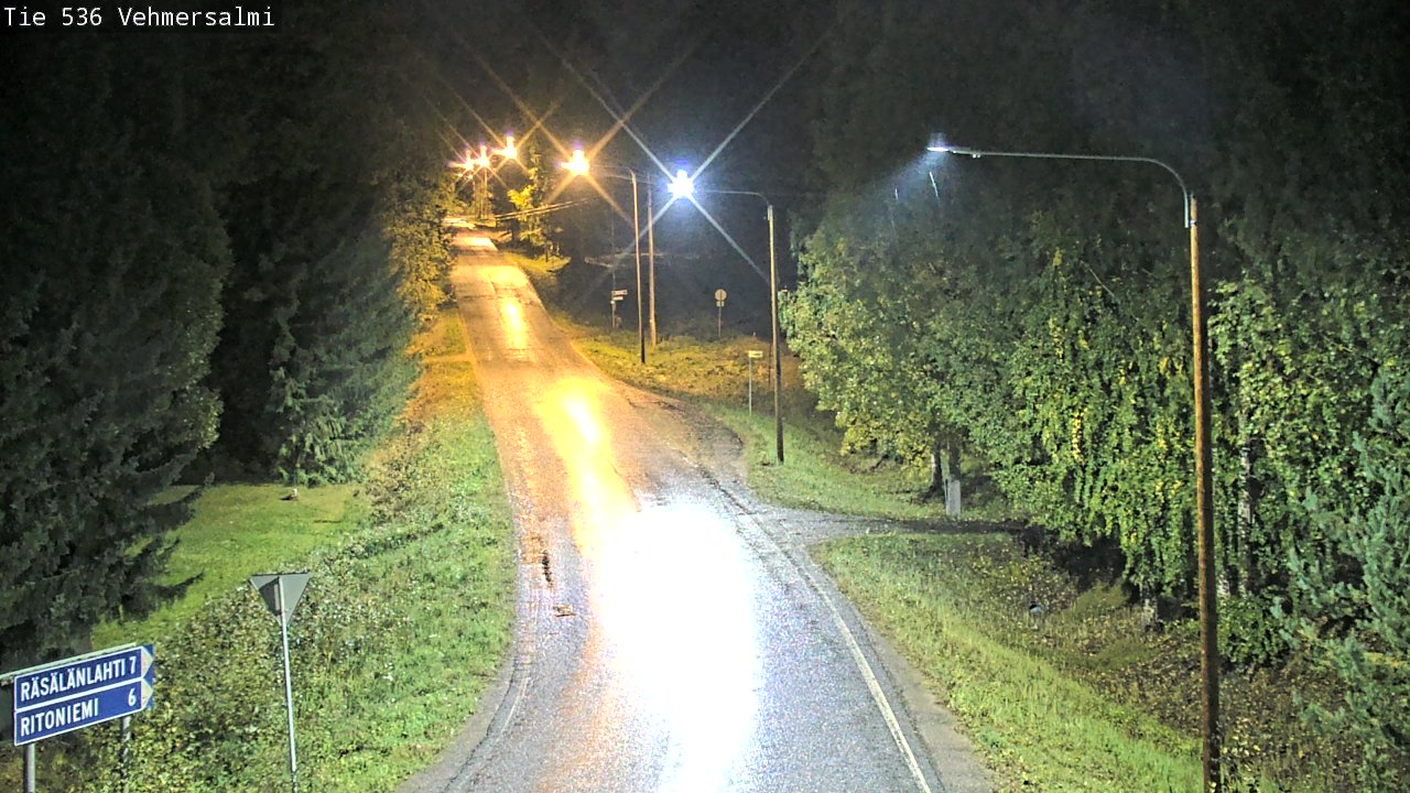 Weather Camera Image Road 536 Kuopio, Vehmersalmi, Kuopio, Pohjois-Savo