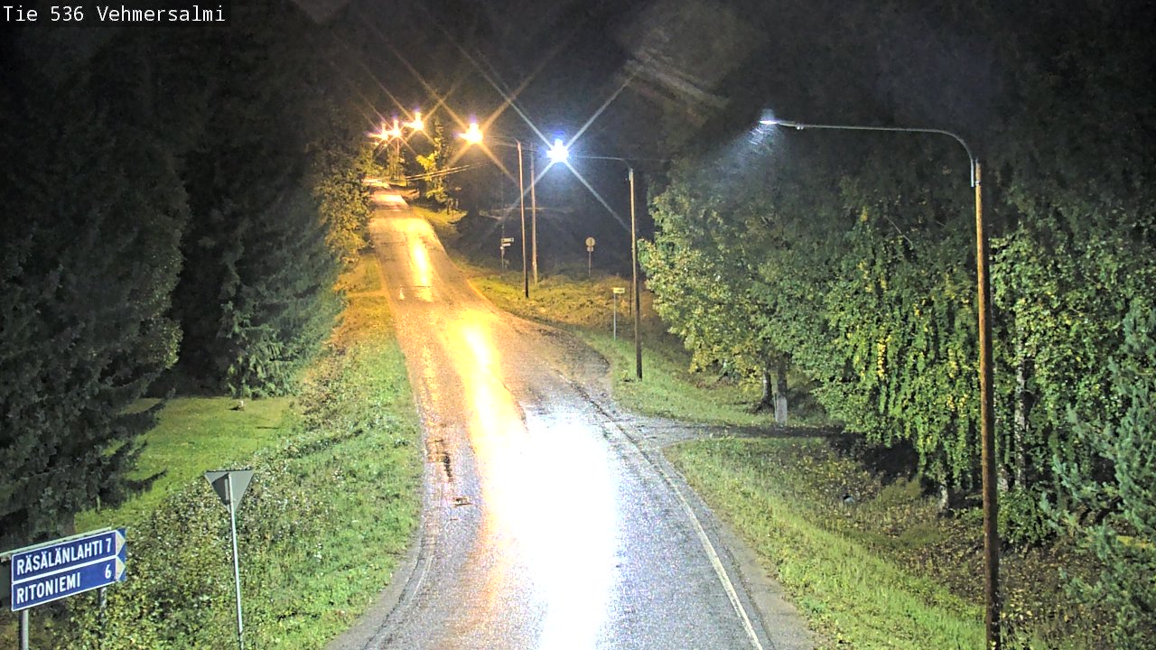 Weather Camera Image Road 536 Kuopio, Vehmersalmi, Kuopio, Pohjois-Savo