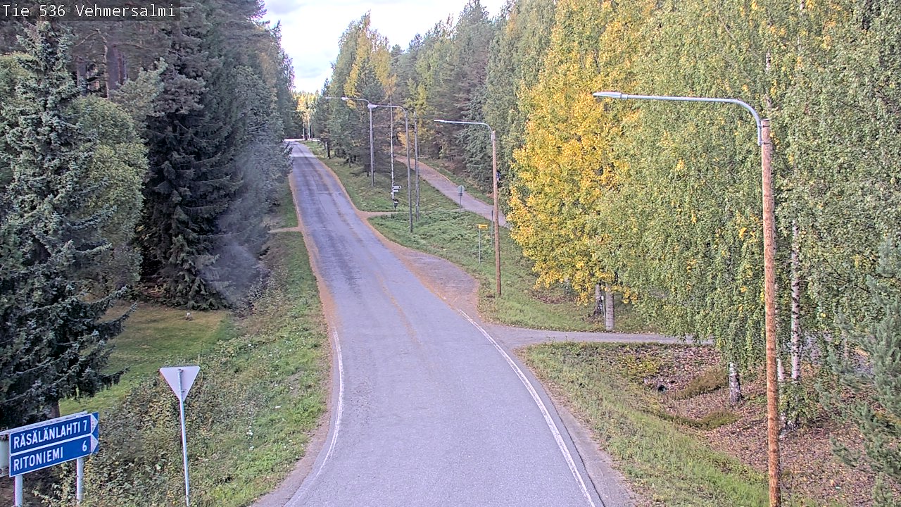 Weather Camera Image Road 536 Kuopio, Vehmersalmi, Kuopio, Pohjois-Savo