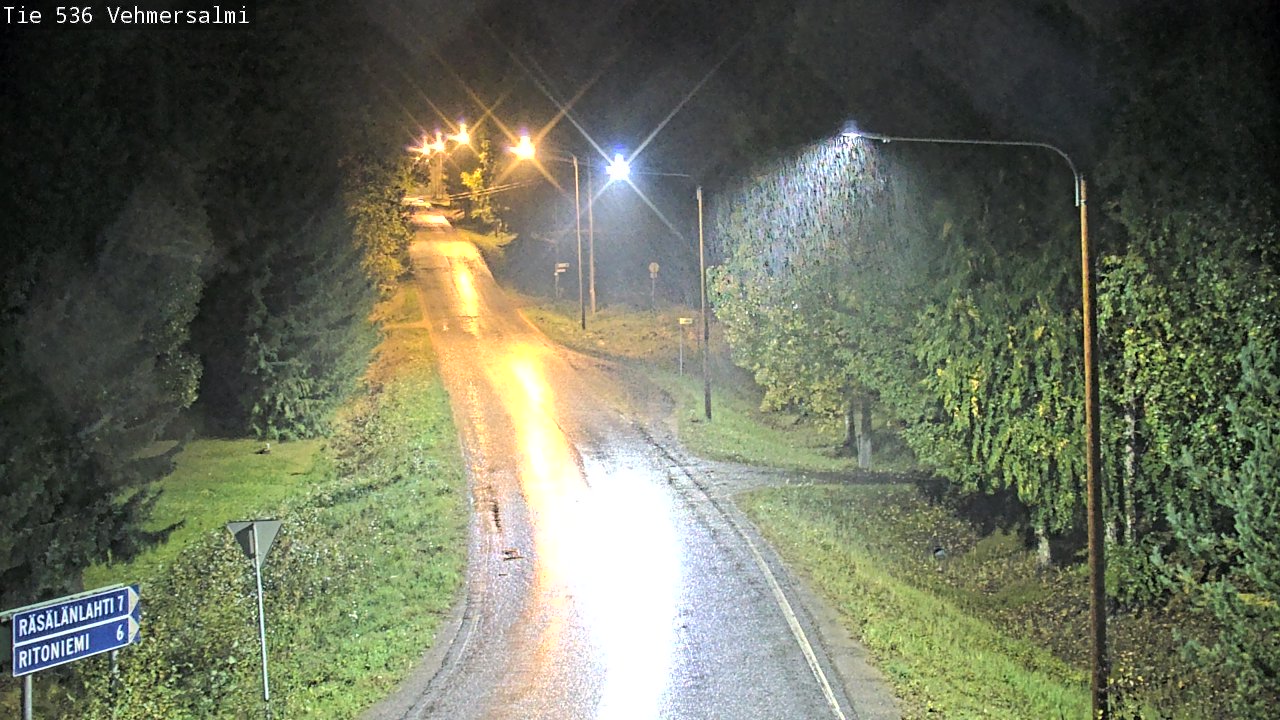 Weather Camera Image Road 536 Kuopio, Vehmersalmi, Kuopio, Pohjois-Savo