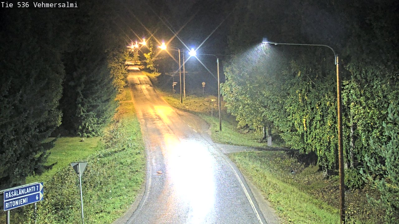 Weather Camera Image Road 536 Kuopio, Vehmersalmi, Kuopio, Pohjois-Savo