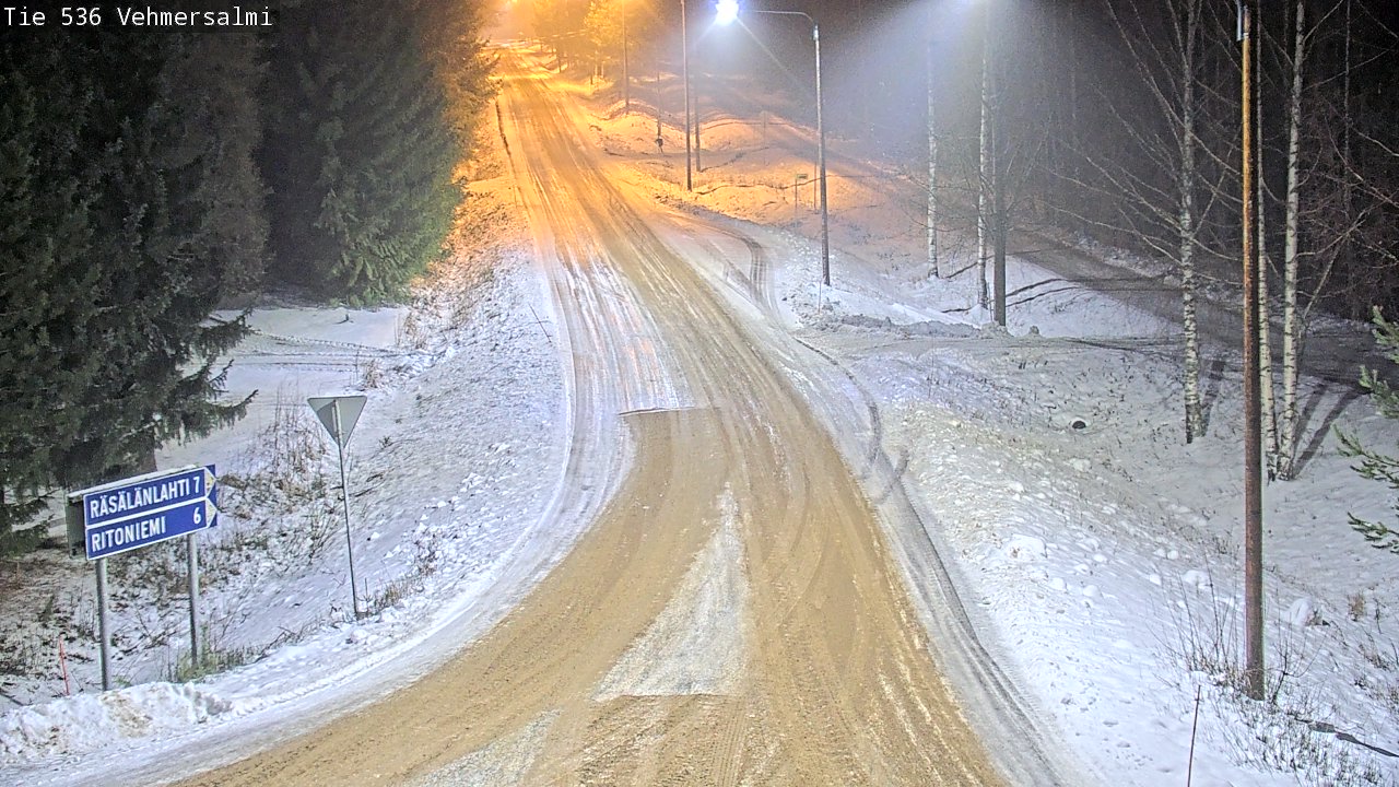 Weather Camera Image Road 536 Kuopio, Vehmersalmi, Kuopio, Pohjois-Savo