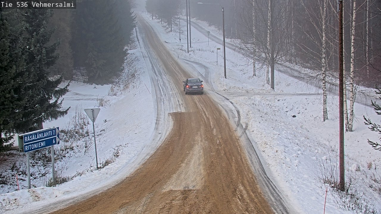 Weather Camera Image Road 536 Kuopio, Vehmersalmi, Kuopio, Pohjois-Savo