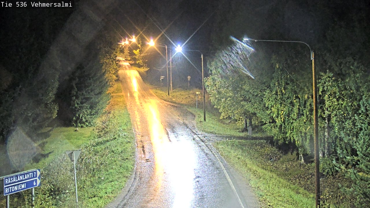 Weather Camera Image Road 536 Kuopio, Vehmersalmi, Kuopio, Pohjois-Savo