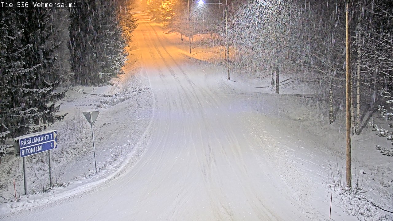 Kelikamerat Kuva Tie 536 Kuopio, Vehmersalmi, Kuopio, Pohjois-Savo