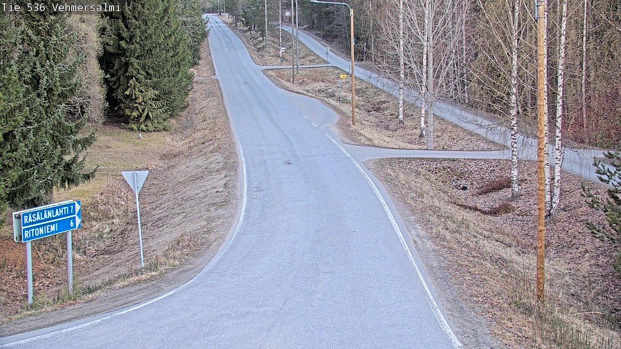 Kelikamerat Kuva Tie 536 Kuopio, Vehmersalmi, Kuopio, Pohjois-Savo