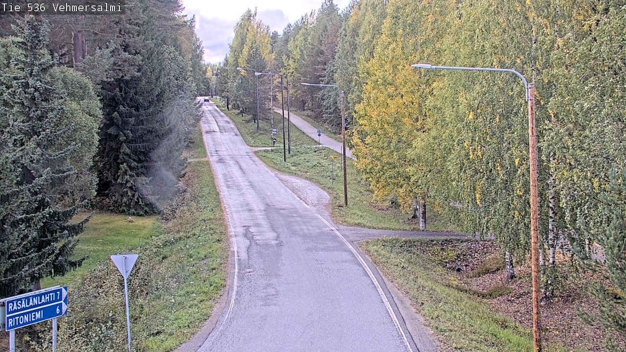 Weather Camera Image Road 536 Kuopio, Vehmersalmi, Kuopio, Pohjois-Savo