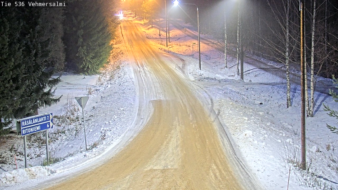 Weather Camera Image Road 536 Kuopio, Vehmersalmi, Kuopio, Pohjois-Savo