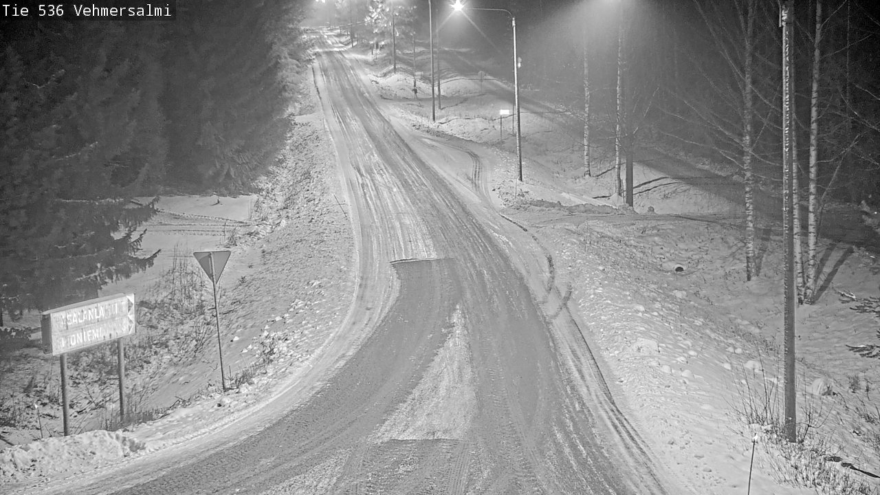 Weather Camera Image Road 536 Kuopio, Vehmersalmi, Kuopio, Pohjois-Savo