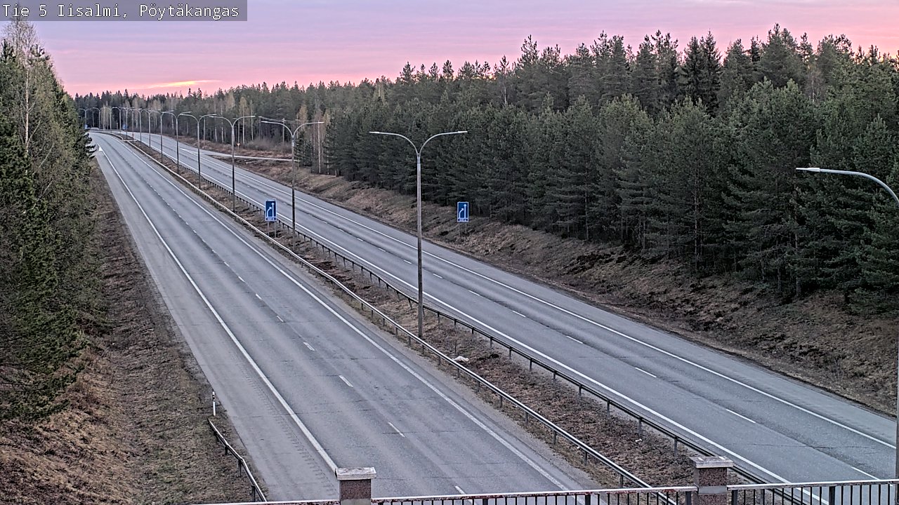 Kelikamerat Kuva Tie 5 Iisalmi, Pöytäkangas, Iisalmi, Pohjois-Savo
