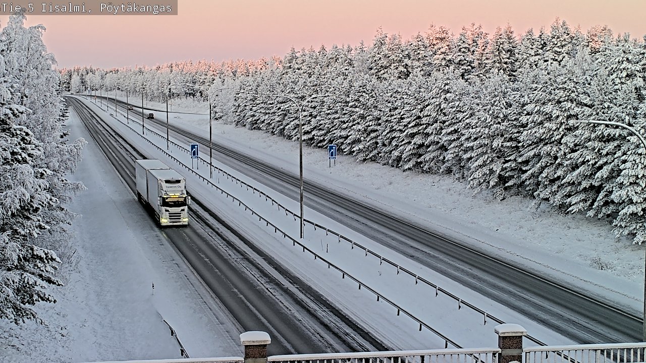 Weather Camera Image Väg 5 Idensalmi, Pöytäkangas, Iisalmi, Pohjois-Savo