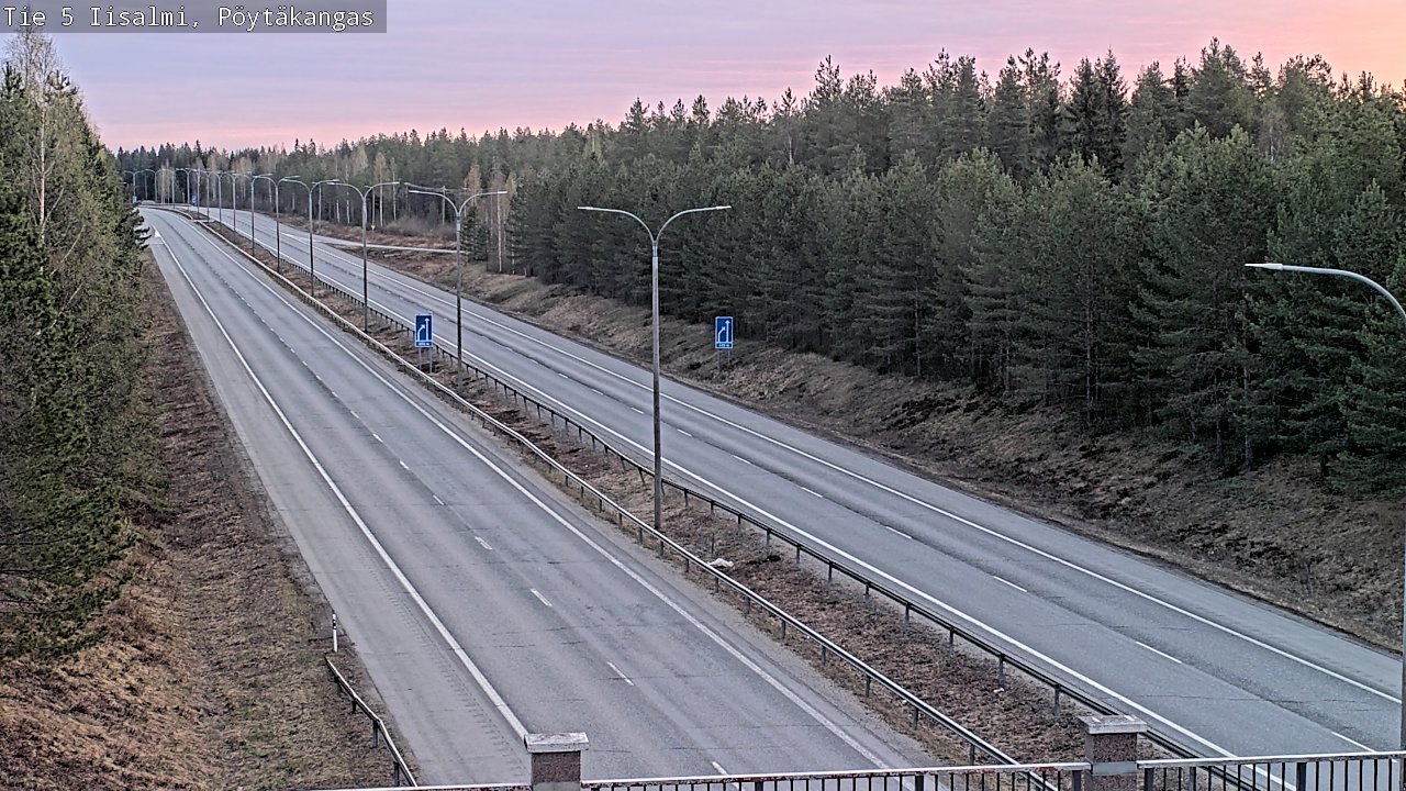Kelikamerat Kuva Tie 5 Iisalmi, Pöytäkangas, Iisalmi, Pohjois-Savo