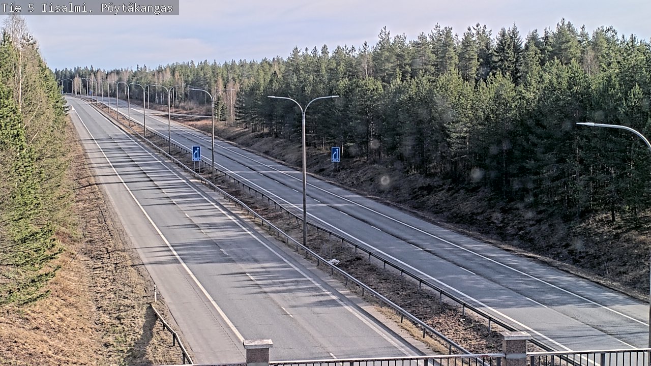 Weather Camera Image Väg 5 Idensalmi, Pöytäkangas, Iisalmi, Pohjois-Savo