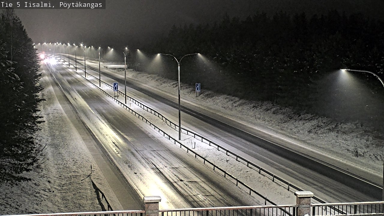 Weather Camera Image Road 5 Iisalmi, Pöytäkangas, Iisalmi, Pohjois-Savo