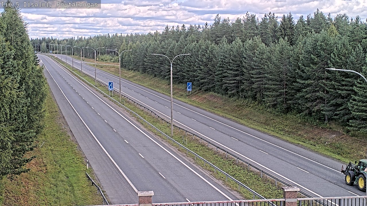 Weather Camera Image Road 5 Iisalmi, Pöytäkangas, Iisalmi, Pohjois-Savo