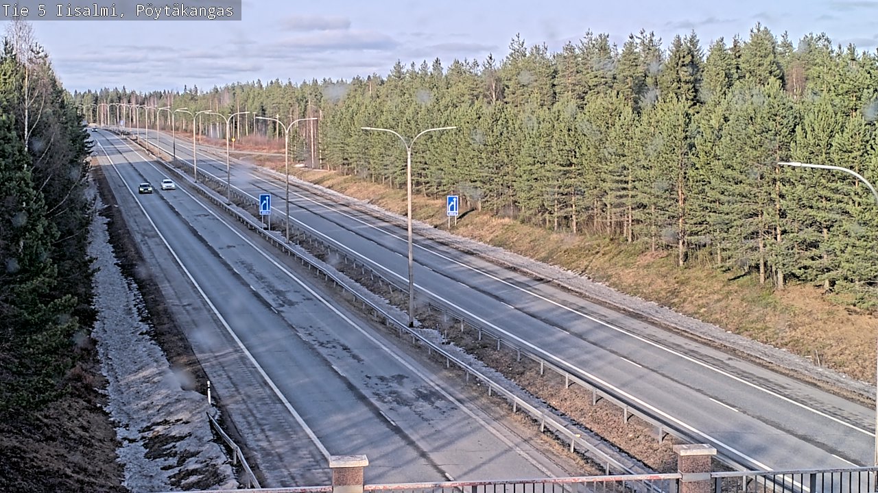 Kelikamerat Kuva Tie 5 Iisalmi, Pöytäkangas, Iisalmi, Pohjois-Savo