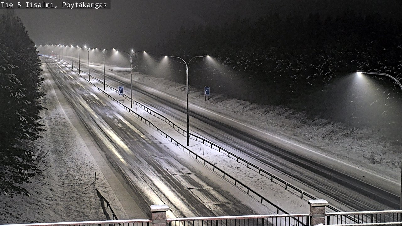 Weather Camera Image Road 5 Iisalmi, Pöytäkangas, Iisalmi, Pohjois-Savo
