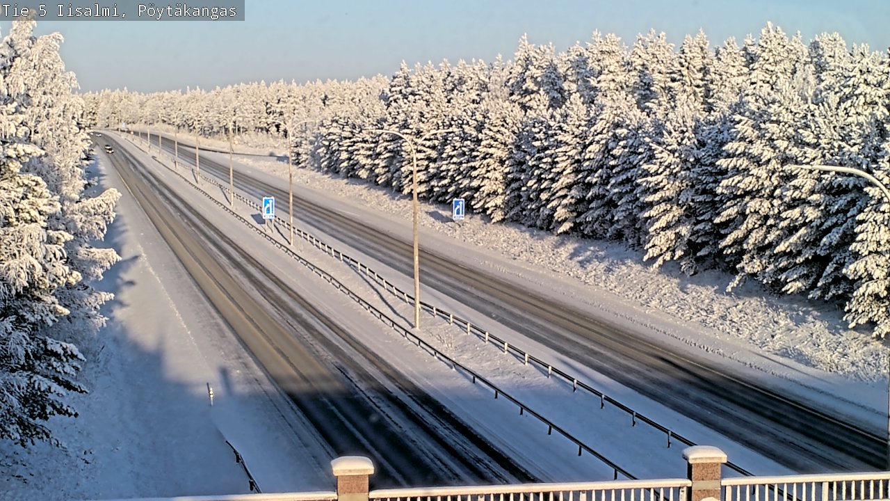 Weather Camera Image Väg 5 Idensalmi, Pöytäkangas, Iisalmi, Pohjois-Savo