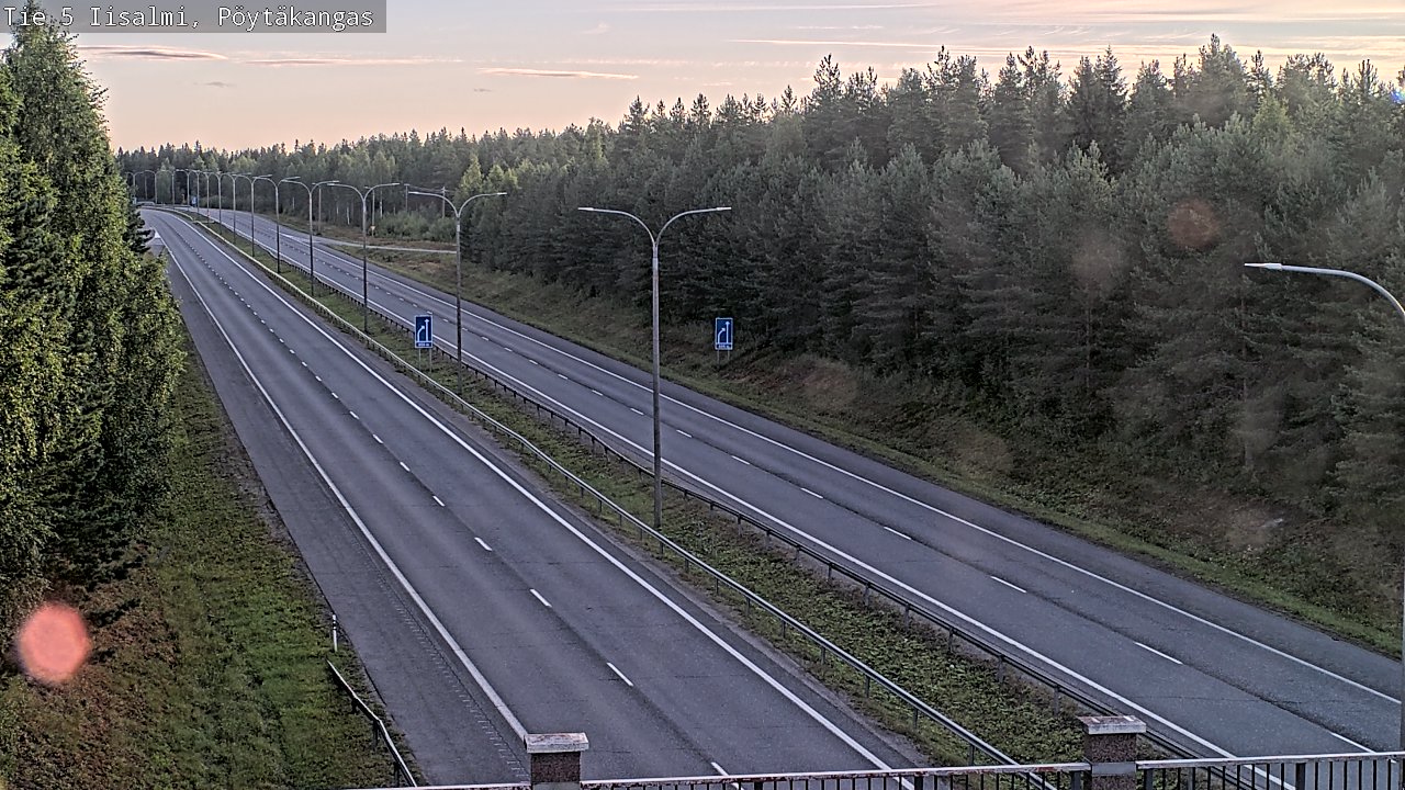 Weather Camera Image Road 5 Iisalmi, Pöytäkangas, Iisalmi, Pohjois-Savo