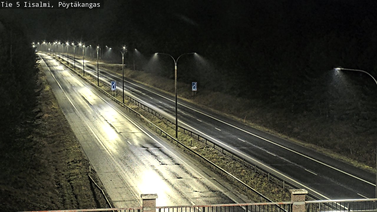 Weather Camera Image Road 5 Iisalmi, Pöytäkangas, Iisalmi, Pohjois-Savo