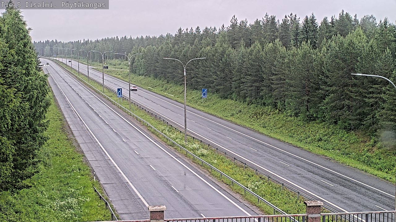 Weather Camera Image Väg 5 Idensalmi, Pöytäkangas, Iisalmi, Pohjois-Savo