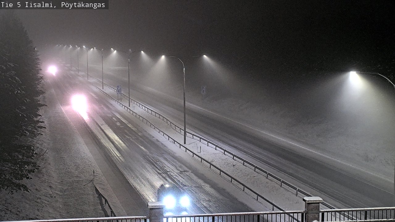 Weather Camera Image Road 5 Iisalmi, Pöytäkangas, Iisalmi, Pohjois-Savo