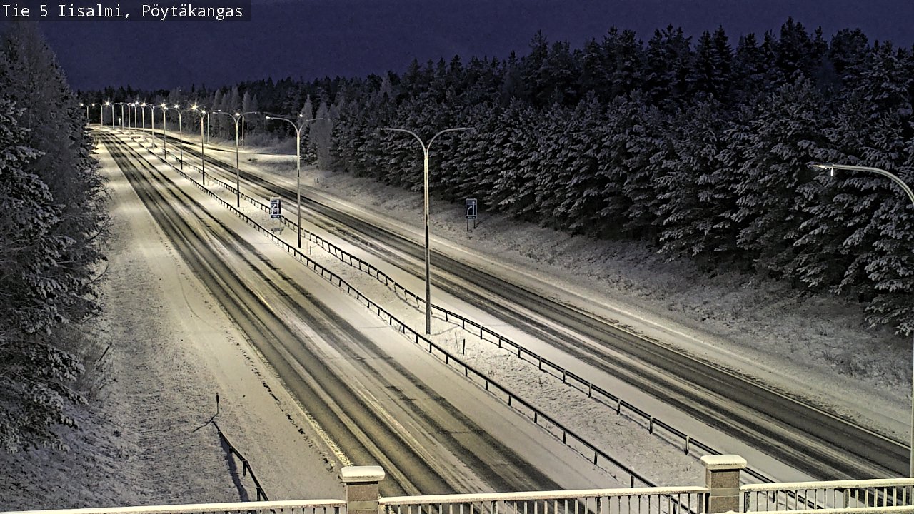 Kelikamerat Kuva Tie 5 Iisalmi, Pöytäkangas, Iisalmi, Pohjois-Savo