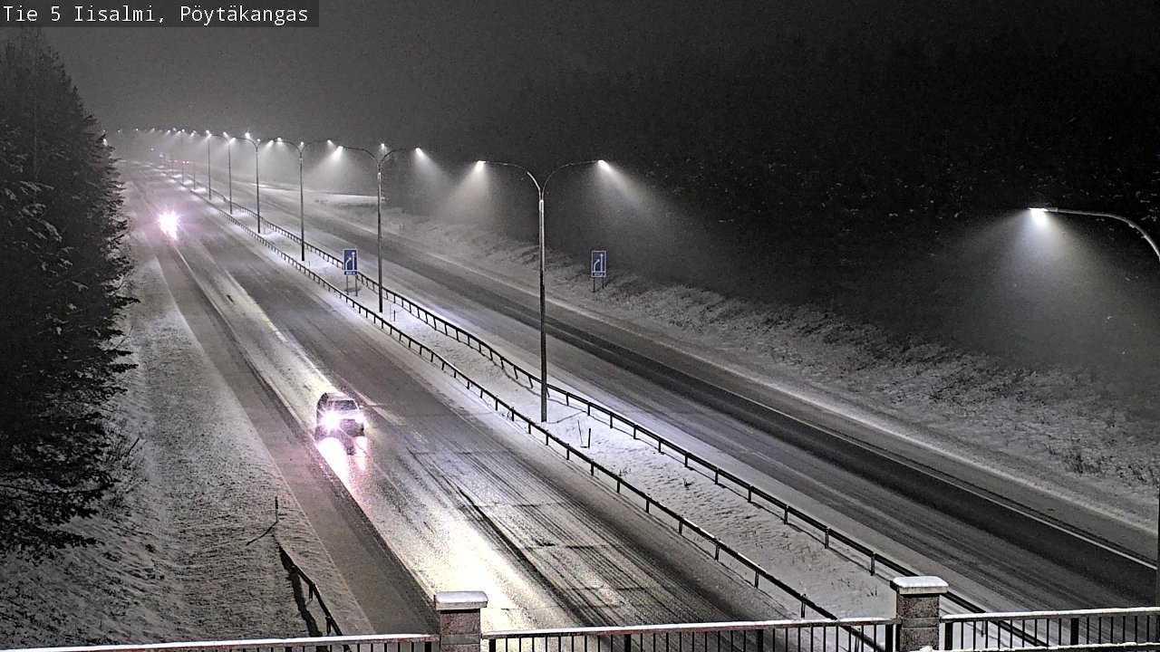 Weather Camera Image Road 5 Iisalmi, Pöytäkangas, Iisalmi, Pohjois-Savo
